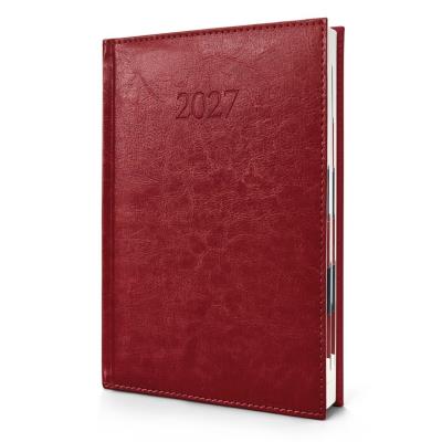 Opakowanie Kalendarz 2027 A5 Agenda Dzienny Bordo
