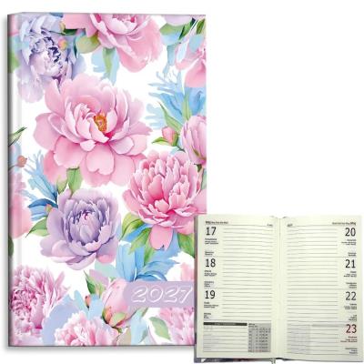 Opakowanie Kalendarz 2027 A6 tygodniowy Peonie Pastel