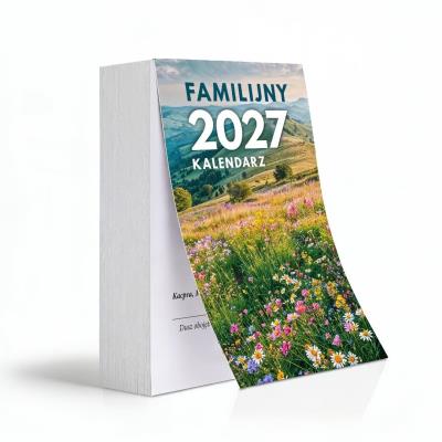 Okładka książki Kalendarz 2027 A6 zdzierak średni Familijny