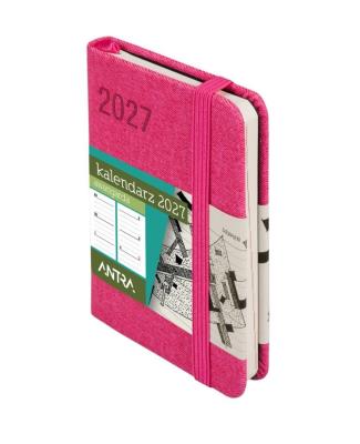 Opakowanie Kalendarz 2027 Awangarda A7 tygodniowy różowy