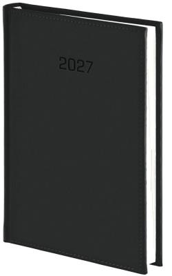 Okładka książki Kalendarz 2027 B5 dzienny Vivella czarny