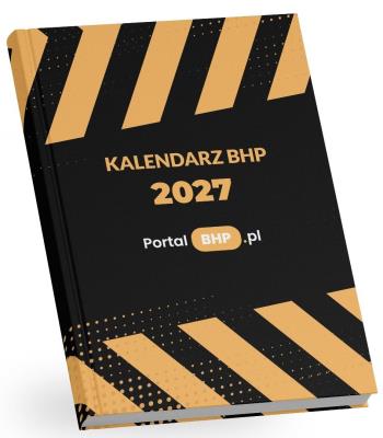 Okładka książki Kalendarz 2027 BHP