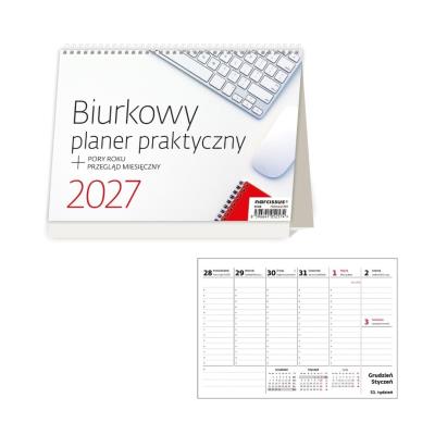 Opakowanie Kalendarz 2027 biurkowy tygodniowy planer