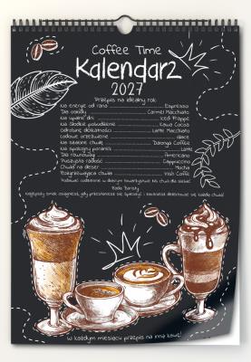 Opakowanie Kalendarz 2027 Mega Coffee ścienny