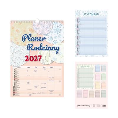 Opakowanie Kalendarz 2027 miesięczny Rodzinny Planer