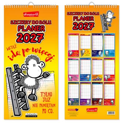 Opakowanie Kalendarz 2027 Planer Sheepworld Szczery do bólu
