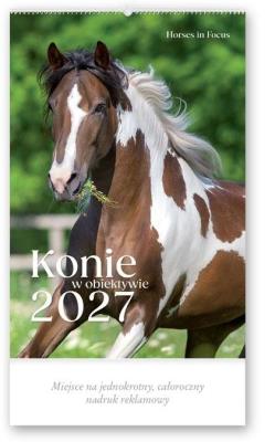 Opakowanie Kalendarz 2027 reklamowy Konie w obiektywie