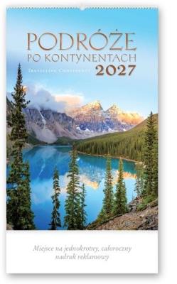Opakowanie Kalendarz 2027 reklamowy Podróże po kontynentach
