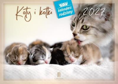 Opakowanie Kalendarz 2027 rodzinny Koty i kotki