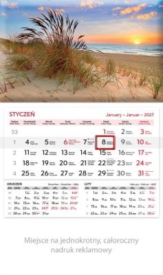 Opakowanie Kalendarz 2027 rodzinny Plaża
