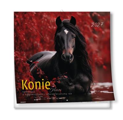 Opakowanie Kalendarz 2027 ścienny 30x30cm Konie