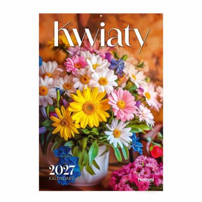 Opakowanie Kalendarz 2027 ścienny A4 Kwiaty