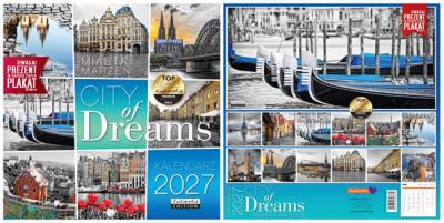 Opakowanie Kalendarz 2027 ścienny City of Dreams