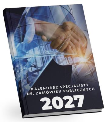 Okładka książki Kalendarz 2027 specjalisty ds zamówień publicznych