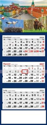 Opakowanie Kalendarz 2027 trójdzielny Malownicza Polska
