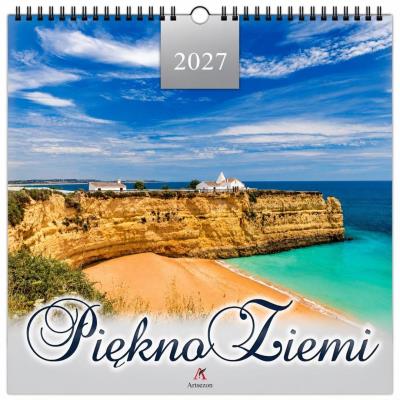 Opakowanie Kalendarz 2027 wieloplanszowy 33x33cm Piękno Ziemi