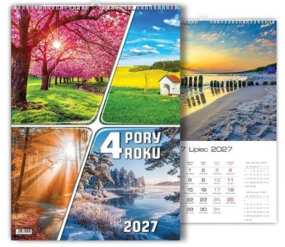 Opakowanie Kalendarz 2027 wieloplanszowy 4 pory roku