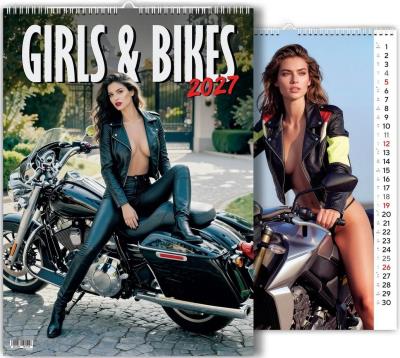 Opakowanie Kalendarz 2027 wieloplanszowy Girls&Bikes