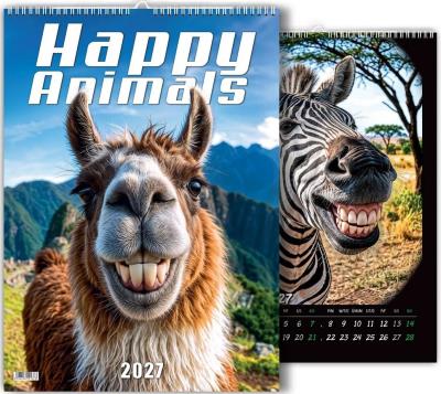 Opakowanie Kalendarz 2027 wieloplanszowy Happy Animals