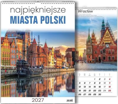 Opakowanie Kalendarz 2027 wieloplanszowy Piękne Miasta