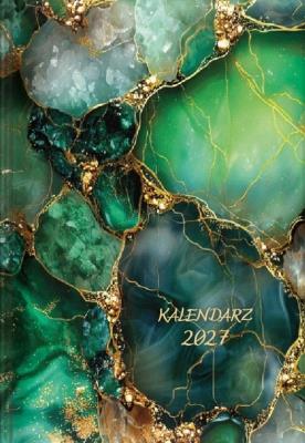 Opakowanie Kalendarz dzienny 2027 A5 marmur zielony