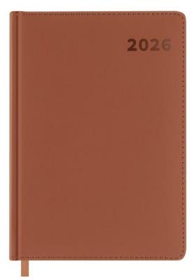 Opakowanie Kalendarz książkowy 2026 A5 brązowy EASY