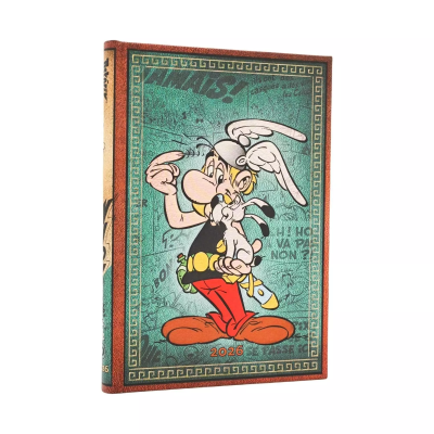 Kalendarz książkowy midi 2026 Asterix the Gaul. Wydawca: Paperblanks. SmakLiter.pl Opakowanie Kalendarz książkowy midi 2026 Asterix the Gaul