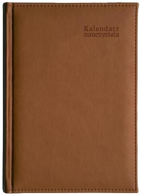 Kalendarz naucz. 2025/2026 B5 tyg. Vivella brązowy. Wydawca: Wokół nas. SmakLiter.pl Opakowanie Kalendarz naucz. 2025/2026 B5 tyg. Vivella brązowy