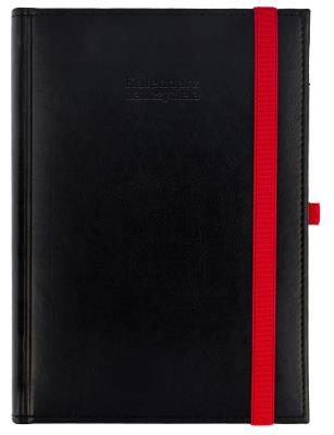 Kalendarz naucz. 2025/26 A5 Nebraska gumka czarny. Wydawca: Wokół nas. SmakLiter.pl Opakowanie Kalendarz naucz. 2025/26 A5 Nebraska gumka czarny