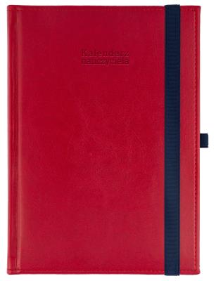 Kalendarz naucz. 2025/26 A5 Nebraska gumka czerw. Autor: Opracowanie zbiorowe. SmakLiter.pl Okładka książki Kalendarz naucz. 2025/26 A5 Nebraska gumka czerw