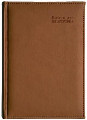 Kalendarz naucz. 2025/26 A5 tyg. Vivella brąz. Wydawca: Wokół nas. SmakLiter.pl Opakowanie Kalendarz naucz. 2025/26 A5 tyg. Vivella brąz