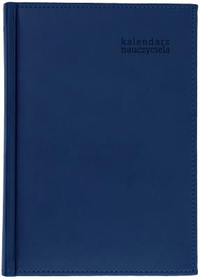 Kalendarz naucz. 2025/26 A5 tyg. Vivella granat. Autor: Opracowanie zbiorowe. SmakLiter.pl Okładka książki Kalendarz naucz. 2025/26 A5 tyg. Vivella granat