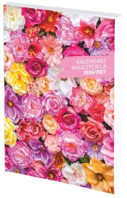 Opakowanie Kalendarz naucz. 2026/2027 B5 tyg. PCV Kwiaty