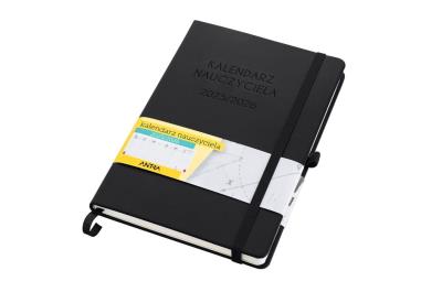 Kalendarz Nauczyciela 2025/2026 A5 TDW czarny. Autor: -. SmakLiter.pl Okładka książki Kalendarz Nauczyciela 2025/2026 A5 TDW czarny