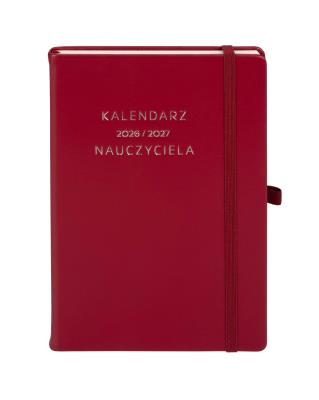 Opakowanie Kalendarz Nauczyciela 2026/2027 A5 TDW bordowy
