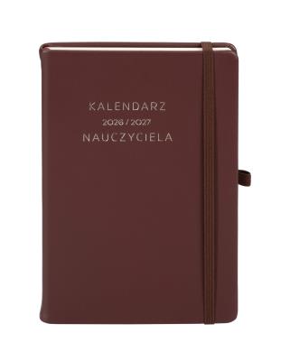 Opakowanie Kalendarz Nauczyciela 2026/2027 A5 TDW  brązowy
