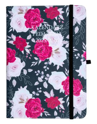 Opakowanie Kalendarz pedagoga 2025/26 B6 tyg Salsa czer-kwiat