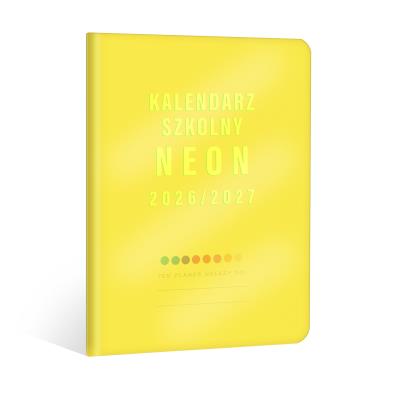 Opakowanie Kalendarz szkolny 2026/2027 NEON