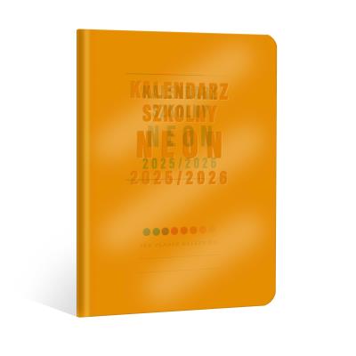 Kalendarz szkolny neon 2025/2026. Wydawca: Kalpol. SmakLiter.pl Opakowanie Kalendarz szkolny neon 2025/2026