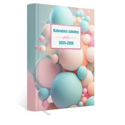 Kalendarz szkolny pretty 2025/2026. Wydawca: Kalpol. SmakLiter.pl Opakowanie Kalendarz szkolny pretty 2025/2026