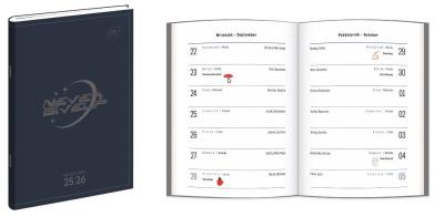 Opakowanie Kalendarz szkolny zeszytowy 25/26 B6/48K Simple