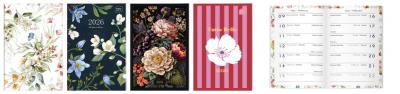 Opakowanie Kalendarzyk 2026 64 strony MO A6 Folwers mix
