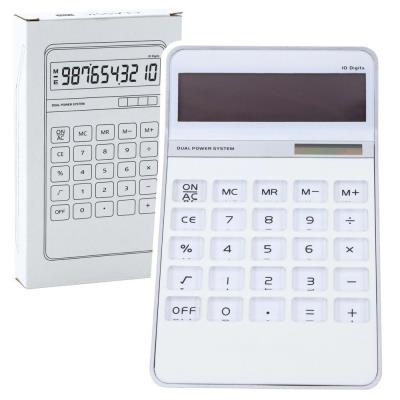 Opakowanie Kalkulator biurowy 10-cyfrowy biały