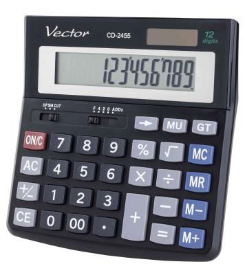 Opakowanie Kalkulator biurowy Vector CD-2455