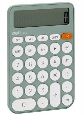 Opakowanie Kalkulator M124 12-pozycyjny zielony DELI