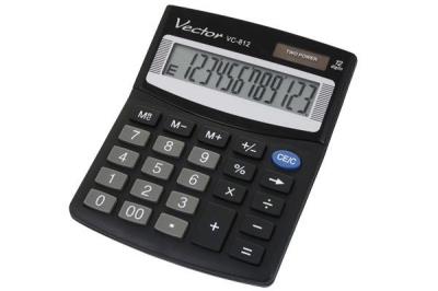 Kalkulator Vector KAV VC-812. Wydawca: Vector. SmakLiter.pl Opakowanie Kalkulator Vector KAV VC-812