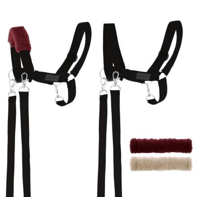 Opakowanie Kantar dla Hobby Horse wodze + futerka czarny