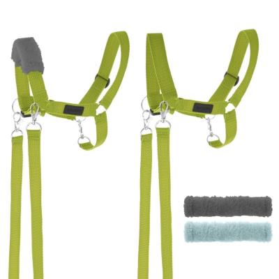 Opakowanie Kantar dla Hobby Horse wodze + futerka zielony