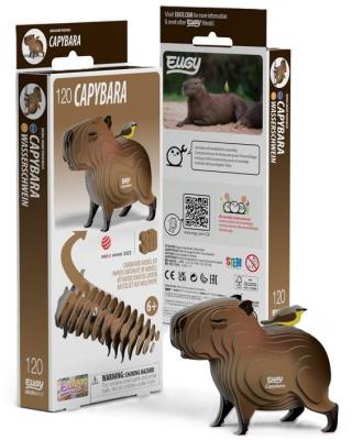Opakowanie Kapibara Gryzoń Eugy. Eko Układanka 3D