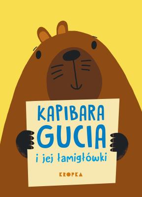 Okładka książki Kapibara Gucia i jej łamigłówki